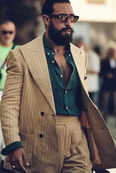 man in stylish jacket and shirt man in stylish jacket and shirt